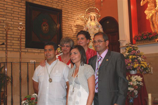 María del Mar Ávila con la familia