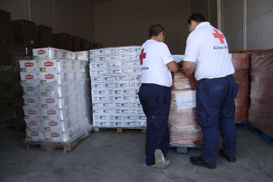 Reparto de alimentos