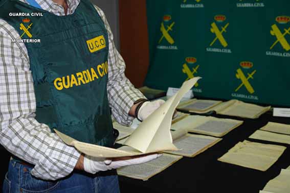 La Guardia Civil ha recuperado los documentos de Alcal-Zamora