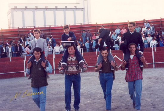 El Sobrerero, Javi Gonzlez y Curro Jimnez en la Feria de Alcal la Real. Foto: Manolo Osuna