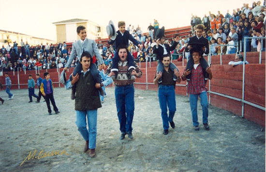 El Sobrerero, Javi Gonzlez y Curro Jimnez en la Feria de Alcal la Real. Foto: Manolo Osuna