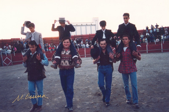 El Sobrerero, Javi Gonzlez y Curro Jimnez en la Feria de Alcal la Real. Foto: Manolo Osuna