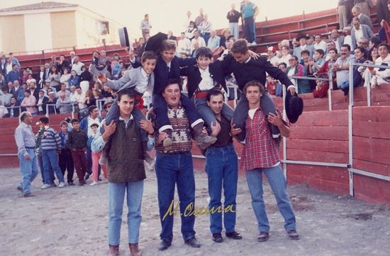 El Sobrerero, Javi Gonzlez y Curro Jimnez en la Feria de Alcal la Real. Foto: Manolo Osuna