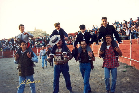 El Sobrerero, Javi Gonzlez y Curro Jimnez en la Feria de Alcal la Real. Foto: Manolo Osuna