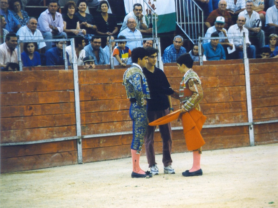 El Sobrerero, Javi Gonzlez y Curro Jimnez en la Feria de Alcal la Real. Foto: Manolo Osuna