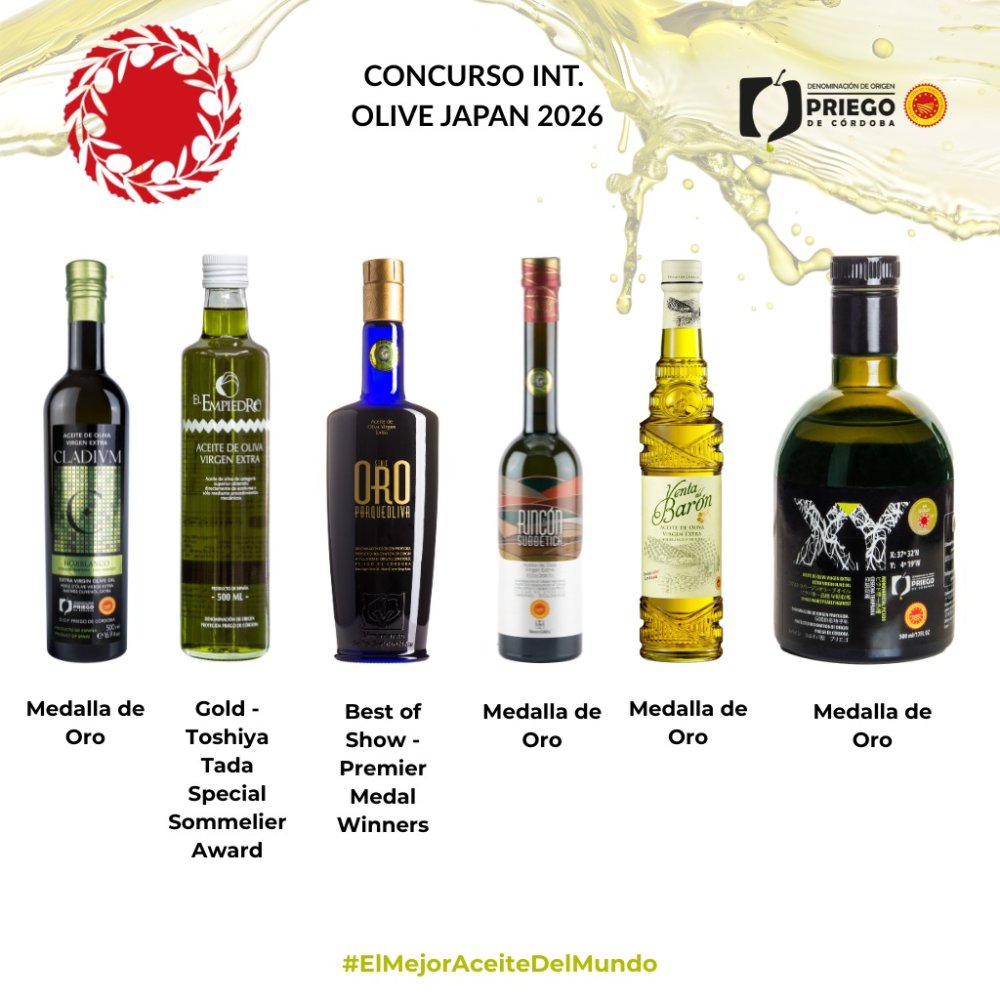 Imagen Japón premia la calidad de los aceites de la D.O.P. "Priego de Córdoba"