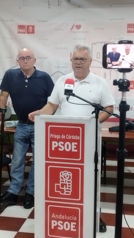 Imagen El PSOE denuncia el abandono de la Junta en Priego y contrapone su gestión con las ayudas del Gobierno central