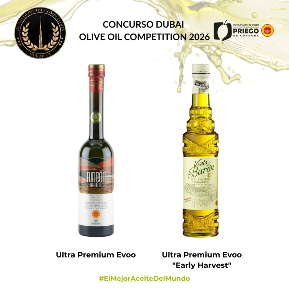 Imagen Éxito internacional para el aceite de Priego de Córdoba en el Dubai IOOC 2026