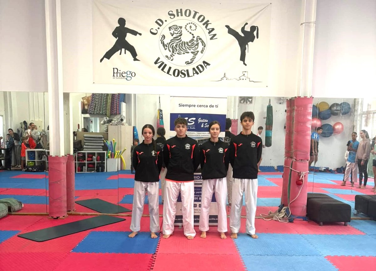 El Club Shotokan Villoslada acude con cinco cadetes a la Liga Nacional de Kárate en Elche