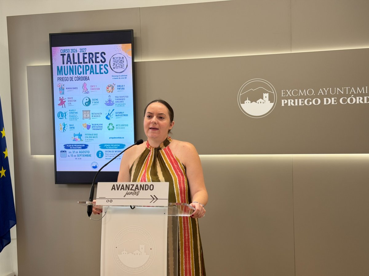 El Ayuntamiento de Priego presenta la nueva programación de los talleres municipales 2026-2027