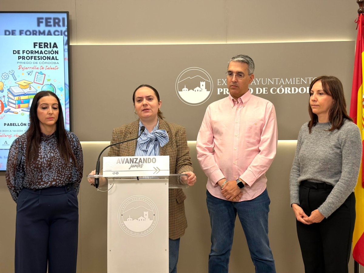 Imagen Priego de Córdoba acogerá el 29 de abril la II Feria de Formación Profesional con una oferta de 16 ciclos formativos