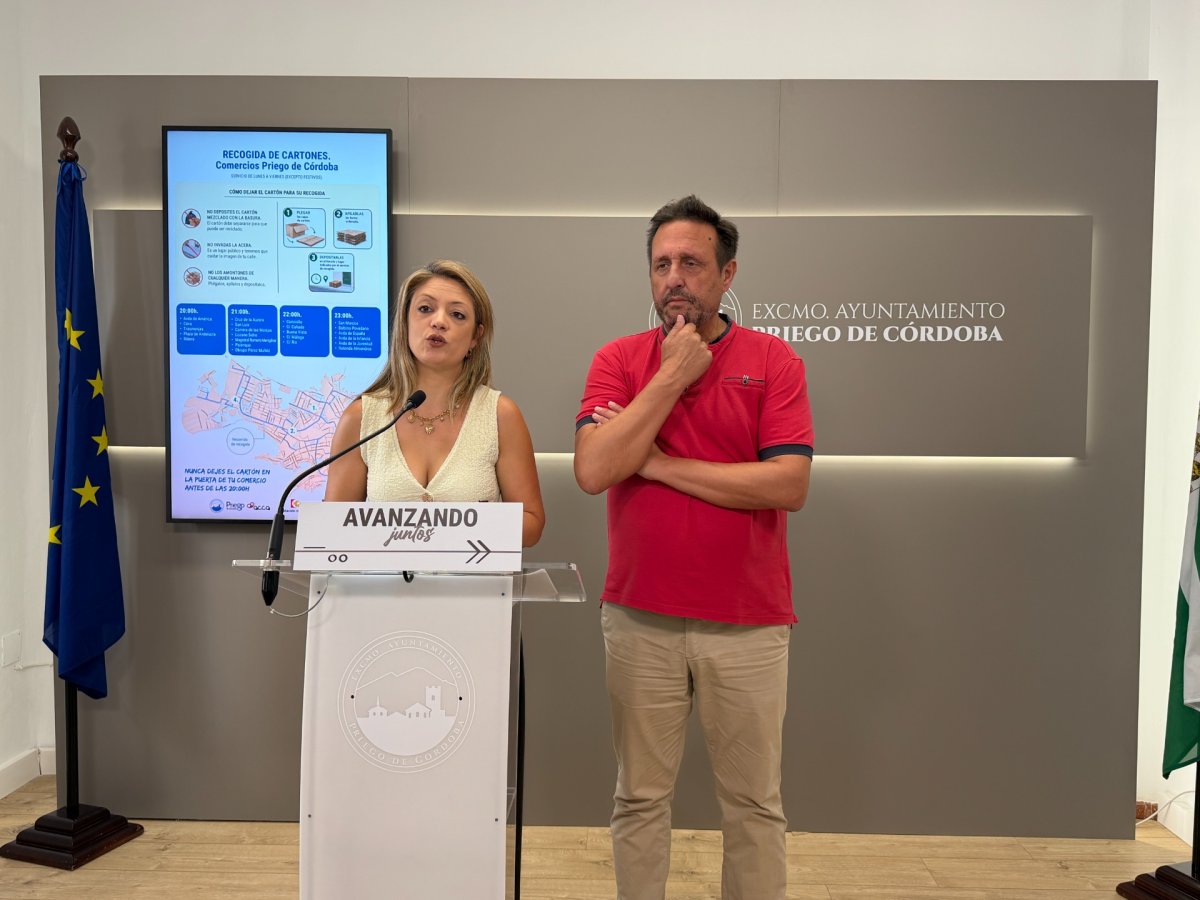 El ayuntamiento regula el horario de la recogida comercial de cartón y recuerda el uso del contenedor marrón