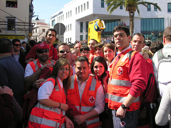 Imagen Cruz Roja presta atención sanitaria a 29 personas en el viernes santo prieguense