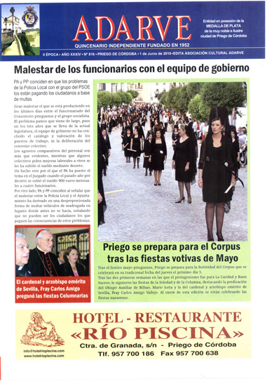 Imagen Ya está a la venta el número 816 de ADARVE de hoy 1 de junio