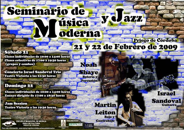 Imagen Priego acogerá un seminario de Música Moderna y Jazz