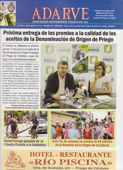 Imagen Ya está a la venta el número 817 de ADARVE de hoy 15 de junio