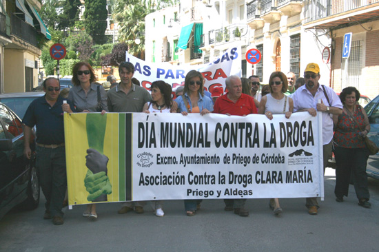 Imagen Celebrada esta mañana en Priego la II Marcha contra la Droga