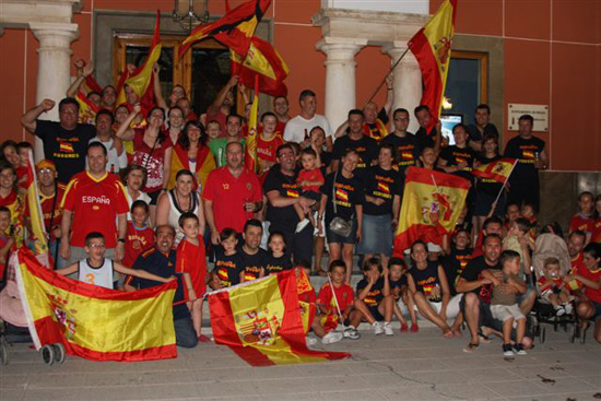 Imagen Priego estalla de júbilo tras ganar España el Mundial