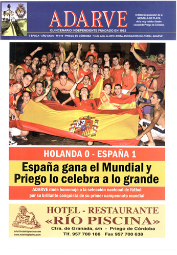 Imagen Ya está a la venta el número 819 de ADARVE del 15 de julio