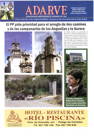 Imagen Ya está a la venta el número 824 de ADARVE de 1 de Octubre 