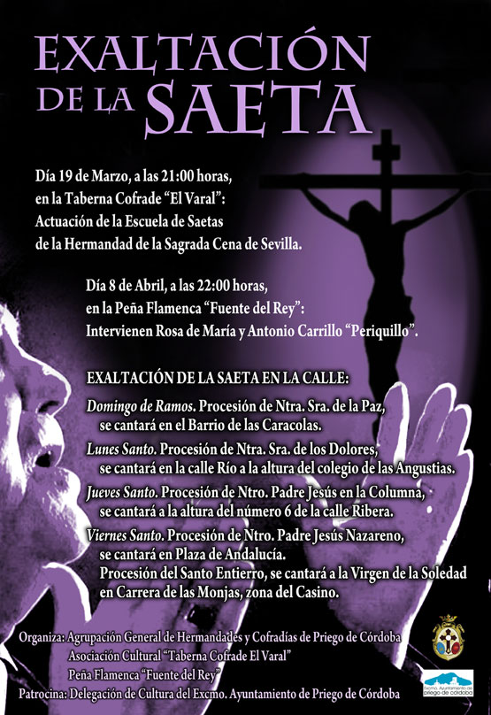 Imagen Presentado el cartel de exaltación a la saeta