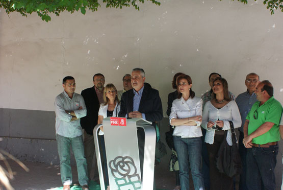 Imagen Griñán destaca el potencial local para salir de la crisis y evita hablar de los ERES