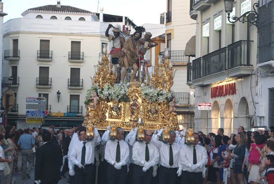 Imagen Jesús en la Columna cierra las Fiestas Votivas de Mayo