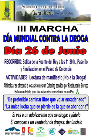 Imagen Convocada la III Marcha contra la droga
