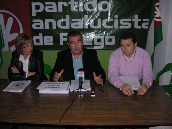 Imagen El PA conmemorará el día de Andalucía con la reivindicación del Hospital para Priego