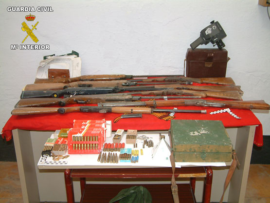 Imagen La Guardia Civil detiene en Priego de Córdoba a una persona autora del robo de armas