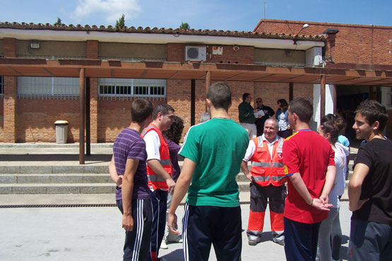 Imagen Cruz Roja Juventud trabaja en la prevención de accidentes con escolares de Priego de Córdoba y Pozoblanco