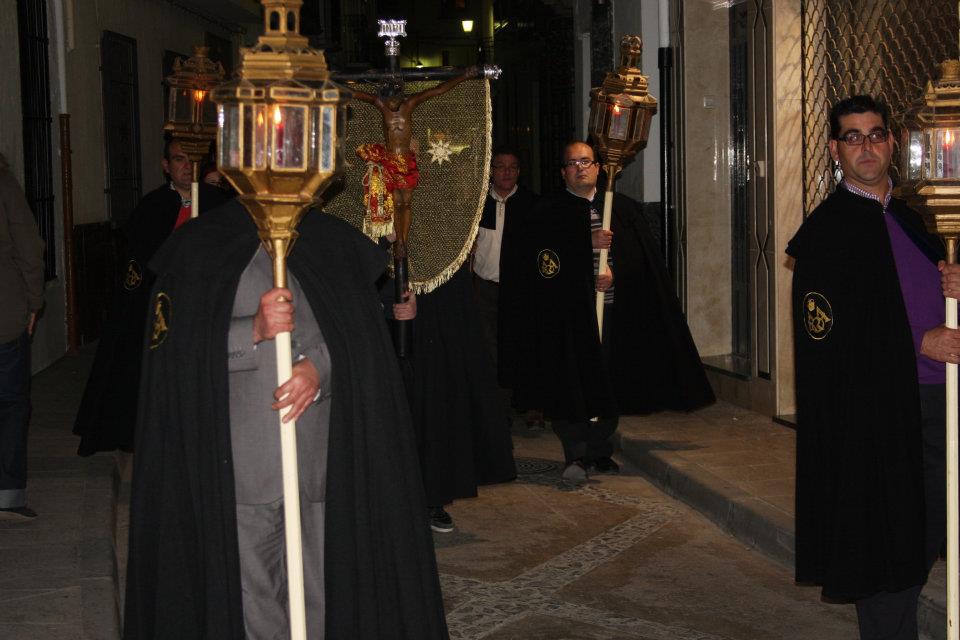 Imagen La Hermandad de la Aurora celebra el Vía Crucis del Santísimo Cristo de Ánimas