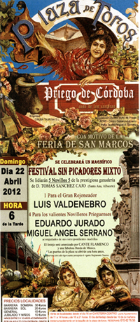Imagen Festival Taurino sin Picadores para  la recuperada Feria de Abril