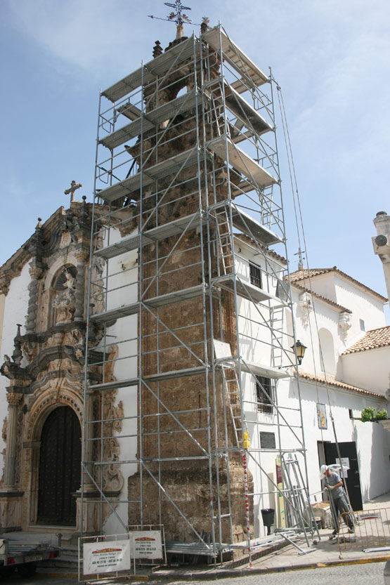 Imagen La espadaña de la Iglesia de la Aurora será restaurada en dos meses