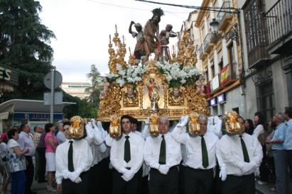 Imagen Jesús en la Columna cierra las fiestas votivas del Mayo prieguense