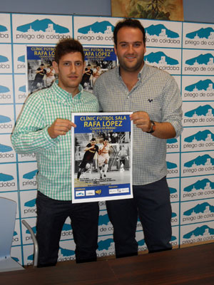 Imagen El jugador nacional de fútbol sala Rafa López impartirá un clínic el próximo mes de julio en Priego