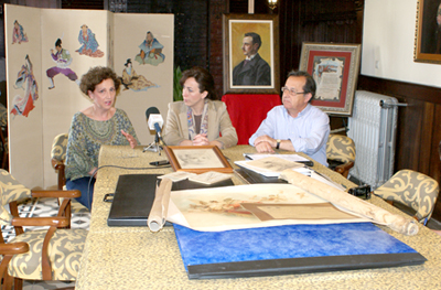 Imagen Los herederos del pintor Lozano Sidro ceden cerca de 370 piezas a su patronato