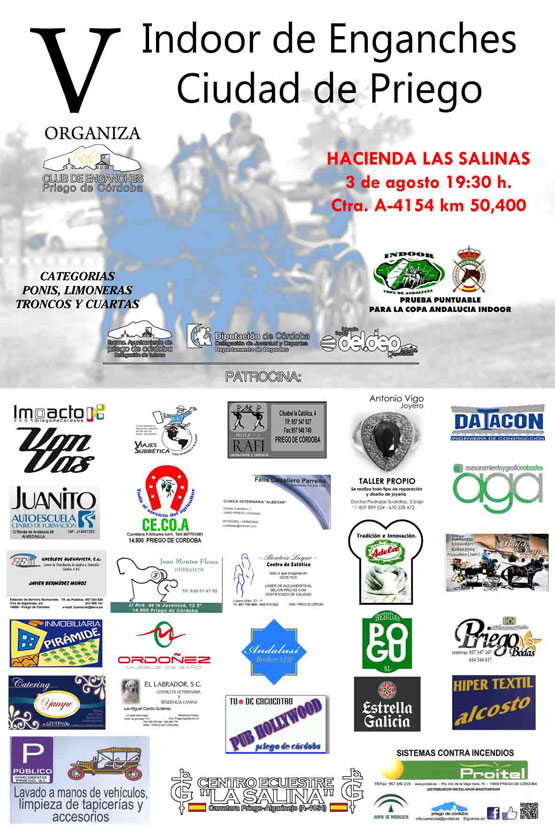 Imagen El próximo sábado día 3 de Agosto se celebrará la V edición del Indoor de enganches Ciudad de Priego