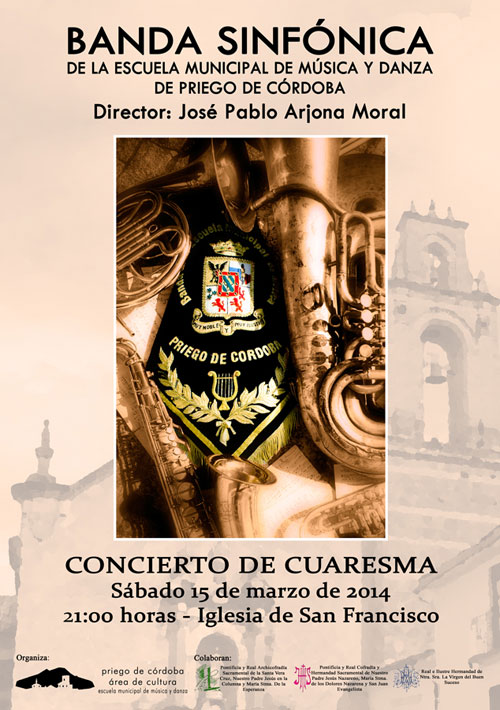 Imagen Concierto de Cuaresma de la Banda Municipal de Priego de Córdoba para 2014
