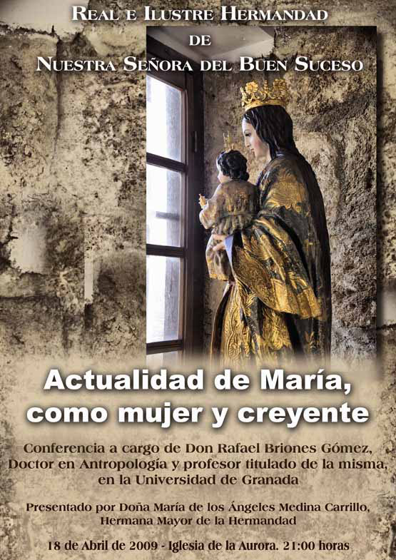 Imagen Rafael Briones diserta sobre la actualidad de María como mujer y creyente
