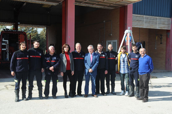 Imagen Ceballos visita el Parque de Bomberos y anuncia mejoras por valor de 400.000 euros