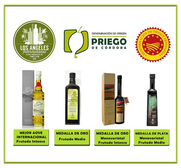 Imagen Los Ángeles premia la calidad de los aceites de Priego