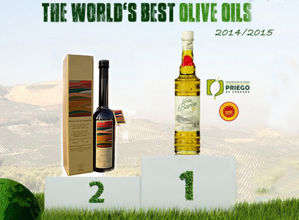 Imagen Primer y segundo premio para la Denominación de Origen “Priego de Córdoba” en la World`s Best Olive Oil 2014/2015