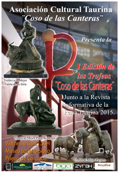 Imagen El próximo viernes día 14 de agosto se presentaran los Trofeos de la Feria Taurina \