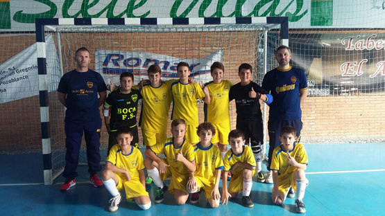 Imagen El Boca Juniors, F.S. Priego comenzó a rodar en todas sus categorías inscritas federadas