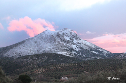 Imagen La Tiñosa se cubre de nieve por primera vez este invierno