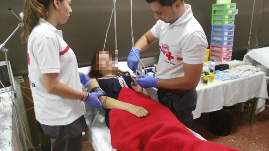 Imagen Cruz Roja atiende a 117 personas durante la pasada Feria Real de Priego