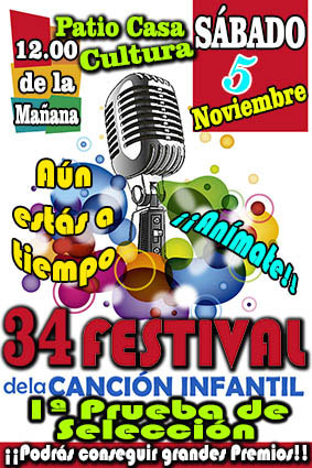 Imagen Comienzan las inscripciones para el XXXIV Festival de la Canción Infantil de Priego