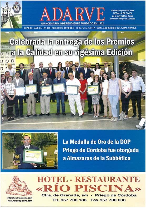Imagen Ya está a la venta el ADARVE nº 986 correspondiente al 15 de Junio de 2017