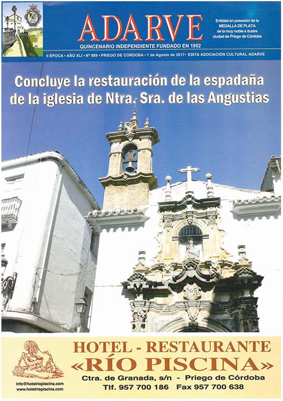 Imagen Ya está a la venta el ADARVE nº 989 correspondiente al 1 de Agosto de 2017